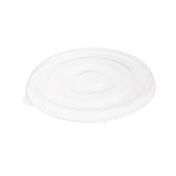 Крышка к контейнеру d154хh10 мм, прозр., ПЭТ, 45 шт/упак "OSQ" Round Bowl flat lid 270 шт/кор РОССИЯ Flat PET lid , RB750,1000/RB flat lid