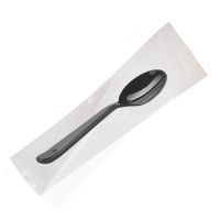 Комплект столовых приборов №1 [лож.ст. Кристалл 180 мм, черн., ПС], 300 шт/кор 300 шт/упак РОССИЯ Н11-004