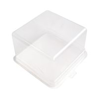 Упаковка для кондит. изделий [крышка] 92х92х51[70х70х46] мм, прозр., ПЭТ, 600 шт/кор 600 шт/упак РОССИЯ