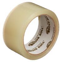 Клейкая лента 48мм х120м, 38 мкм, прозр., 6 рул/упак "Novaroll" 24 рул/кор РОССИЯ 0120-244х
