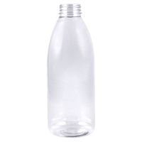 Бутылка ПЭТ 1000 мл, прозр., горло d38 мм, крышка в компл., 100 шт/кор 100 шт/упак РОССИЯ
