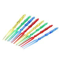 Вилочка для канапе 110 мм, цвет в ассорт., ПС, 250 шт/упак 15 упак/кор РОССИЯ -