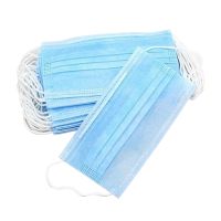 Маска медицинская 3 сл., 180х90 мм, с нос. фиксатором, голуб., 50 шт/упак 50 упак/кор РОССИЯ