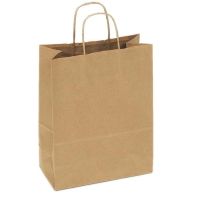 Пакет [220+120]х250 мм с круч. ручками, крафт, бум., 250 шт/кор 250 шт/упак РОССИЯ KR-01-70-221225