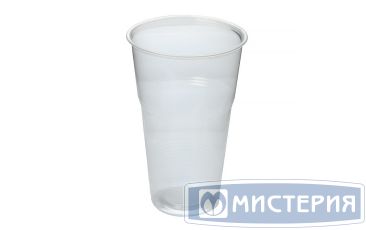 Одноразовый стакан для холодного, 0.5л, полупрозрачный, ПП