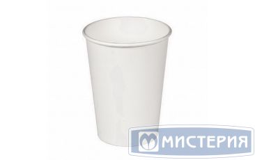 Стакан бумажный 250 мл 1 сл., d80 мм, бел., карт., 50 шт/упак 1 000 шт/кор РОССИЯ