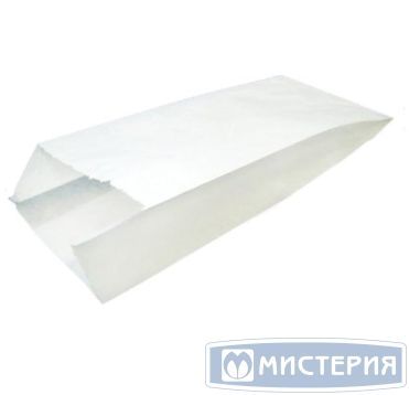 Пакет пищевой [110+35]х120 мм без руч., без окна, бел., бум., 100 шт/упак 3 000 шт/кор РОССИЯ