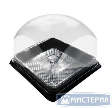 Упаковка для кондит. изделий [крышка] 90х90х45[80х80х35] мм, прозр., ПЭТ, 960 шт/кор "Kado-Prim" 960 шт/упак РОССИЯ КД-504К купол