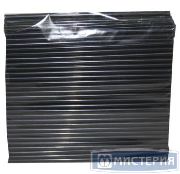 Трубочки для коктейлей 250 мм, d12 мм, черн., пласт. прямые с косой отсечкой, 70 шт/упак 37 упак/кор РОССИЯ 117031