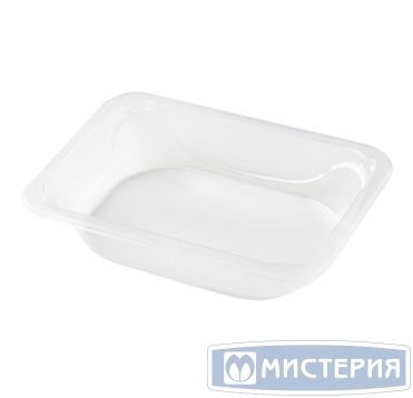 Контейнер под запайку 580 мл, 1-секц. 187х137х36 мм, прозр., ПП, 50 шт/упак "Южуралпак" 400 шт/кор РОССИЯ F-187-36 (А)