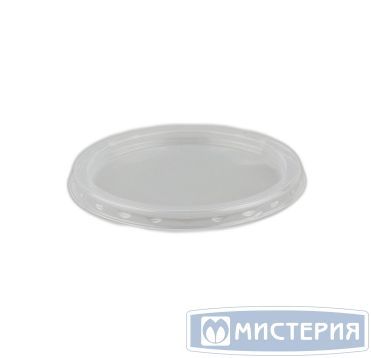 Крышка к контейнеру d115хh8 мм, прозр., ПП, 50 шт/упак "ПолиЭр" 500 шт/кор РОССИЯ К-115К