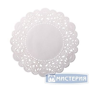 Салфетки сервировочные d 30см (внутр-20см), белые Бумага