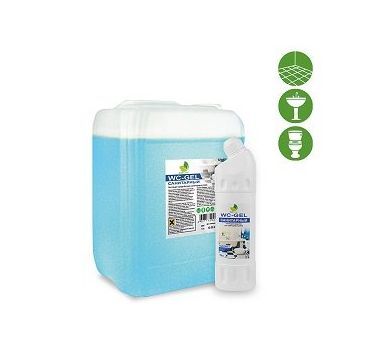 Средство для очистки сантехники "Ecoline" WC-gel Санитарный, изогнутое горло, 750 мл 12 шт/кор РОССИЯ 143004