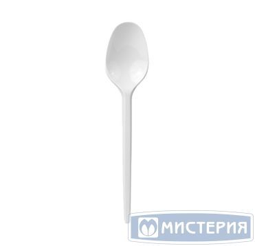 Ложка одноразовая 165 мм, бел., ПС, 100 шт/упак 2 000 шт/кор РОССИЯ 4000Б