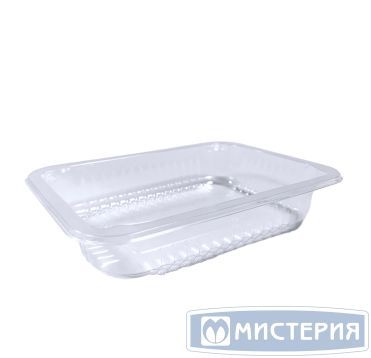 Контейнер под запайку 415 мл, 1-секц. 187х137х25 мм, прозр., ПП, 50 шт/упак "Южуралпак" 400 шт/кор РОССИЯ EC-187-25 (А)