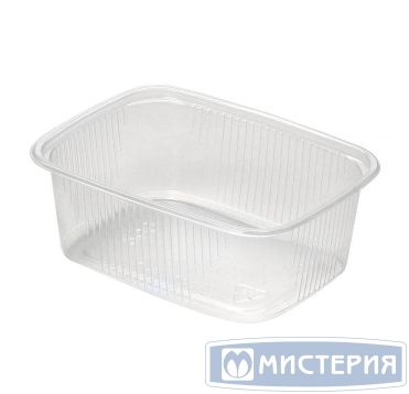 Контейнер прямоугольный 108х82х40мм, 200 мл, полупрачный 