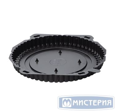 Упаковка для торта [крышка] d227хh86[d212хh78] мм, прозр., ОПС, 230 шт/кор "Комус" 230 шт/упак РОССИЯ Т-206К