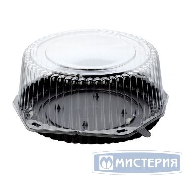 Упаковка для торта [крышка] d227хh86[d212хh78] мм, прозр., ОПС, 230 шт/кор "Комус" 230 шт/упак РОССИЯ Т-206К